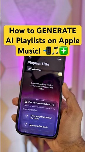 How to GENERATE AI Playlists on Apple Music (iOS 26.4 Beta 1)! 📲🎵❇️#apple #ios #tech #ai