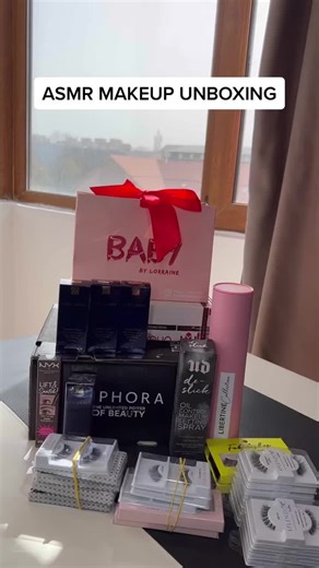 ASMR MAKEUP UNBOXING 👛 #fy #fyp #foryou #foryourpage #asmr #unboxing #makeup