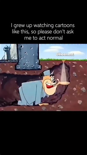 Hoenest on Instagram: "🎬 Fact: Cellbound (1955) This classic MGM short is a masterclass in “screwball” pacing, directed by the legendary Tex Avery and Michael Lah. It tells the hilarious story of Spike, a prisoner who spends 20 years (and over 6 trillion teaspoons) digging a tunnel to escape, only to accidentally break into the Warden’s office and find himself forced to “live” inside a television set. Released during the twilight of MGM’s golden age of animation, this was actually the final car