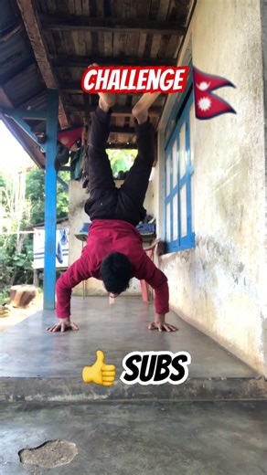 Chest touching to floor(Handstand)#shorts#stunterofgorkha