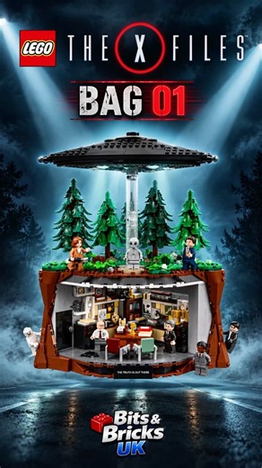 Scully has arrived! LEGO X-Files build begins 🕵️‍♀️ | Bag 1 #lego #legoscully #xfiles