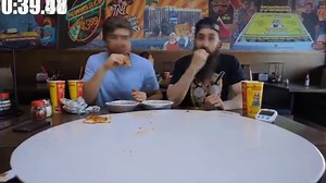 Who remembers that time Magic Mikey and I tried to win $200 by eating a pizza? | Beard Meats Food