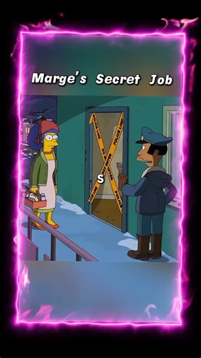 marge's secret job! #thesimpsons