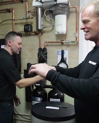Installing Kinetico Water Softener at Home
