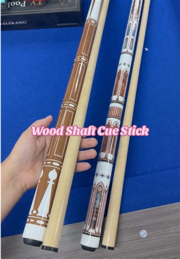 Wood Shaft Cue Stick for Billiards Enthusiasts