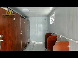 Temporary Public Prefab Mobile Container Toilet