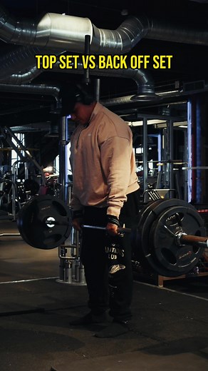 Top Set vs Back Off Set: Técnicas de Entrenamiento Popular