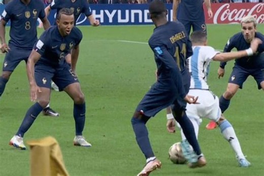 Di Maria down under Dembele pressure: Was the decision to award Argentina a penalty correct?