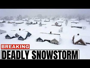 Deadly Snowstorm Disaster Just Happened in Michigan! Buried 52 inches