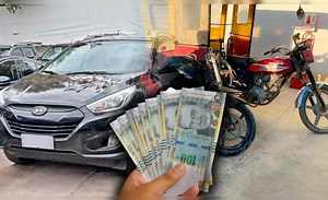 Sunat remata autos, camionetas, motos y más vehículos desde S/350: ¿cómo participar?