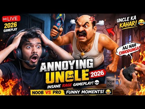AAJ SABKO GIRA DUNGA! 😂 | Annoying Uncle Plays Stumble Guys | Funny Live Stream💥 Road to 2k Watching