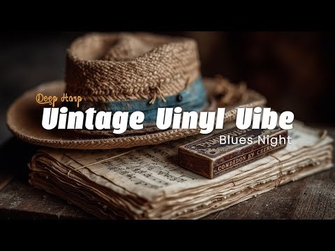 Deep Blues Harmonica ~ Soulful Harp Instrumentals | Vintage Vinyl Vibe