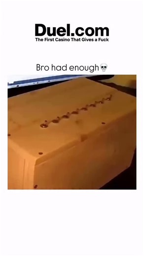 ENTERTAINER on Instagram: "The video, which is approximately 13 seconds long, shows a close-up of a person interacting with a small, light-colored wooden box or instrument. In the opening frames (0:00-0:01), a hand is seen briefly rubbing a small, white cloth or piece of material over the wooden surface. The surface has a row of small, metallic hook-like objects or fasteners. Around the 0:02 mark, the lid of the wooden box is lifted, revealing the interior and the row of metal components on the 