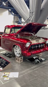 1956 Chevy Stepside powered by a LT4 stroker at 2025 Houston Autorama • Owner: Matthew Peterson #sickslammedtrucks #autorama #fblifestyle | SICK Slammed Trucks