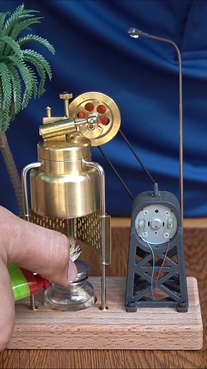Make A Generator With A Steam Engine #Generator #Steamengine #engine | DIY Balcony Garden