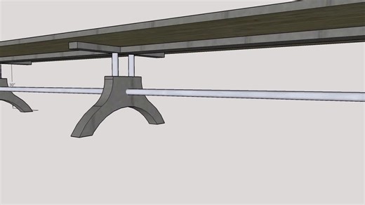 Modern Industrial Conference Table With Solid Walnut Top, Steel Banding, Hidden Wiring Tray - Etsy