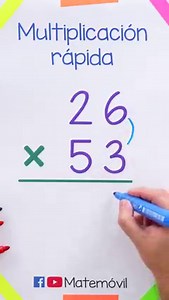 🤖 Este es mi truco favorito para multiplicar números de 2 cifras. 🦠 Recuerda que con un poco de práctica podrás hacerlo mentalmente. ✌️ Nos vemos en la siguiente clase. | Matemóvil