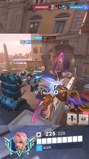 HOUSTON I'M SCARED! 😨 #shorts #overwatch #mercy #overwatch2