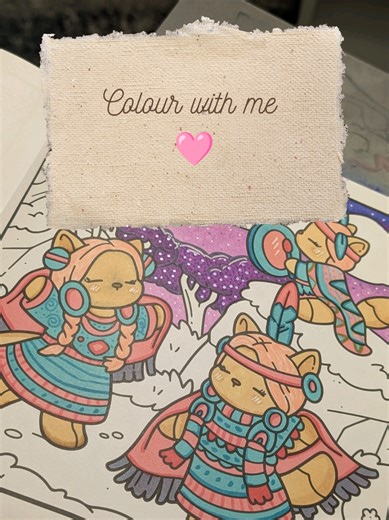 I'm happy with the result to be honest 🩷 #colouringbook #colourings #cozyeras2 #ohuhu