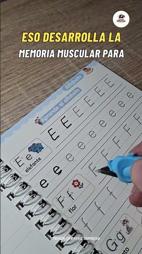 Así están practicando escritura muchos niños ahora