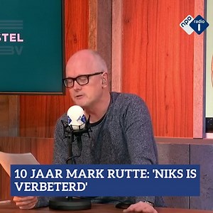 313K views · 2.1K reactions | 10 jaar Mark Rutte: Kees van Amstel kan niets bedenken dat significant verbeterd is, vertelt hij in De Nieuws BV. 'En toch sta je nu aan kop.' | NPO Radio 1 | Facebook