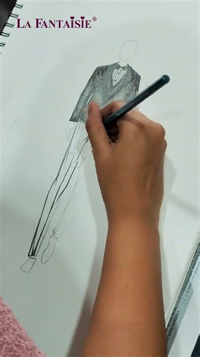 WEDDING TUXEDO WHICH IS INSPIRED FROM THE MAROON COSMIC #illustrationnation #art #wedding