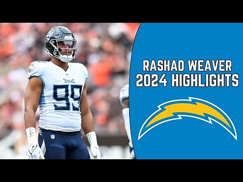 Rashad Weaver Highlights 🔥 | Welcome to the Chargers