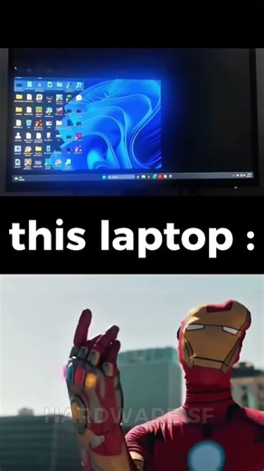 When your laptop finally gives up 💀 #IronMan