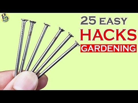 25 MIND BLOWING GARDEN HACKS: Gardening Ideas and Tips - 2018