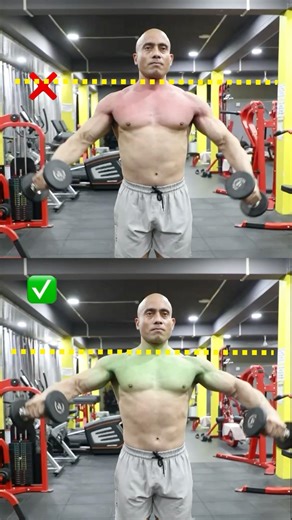 "Enhance Your Dumbbell Side Lateral Raises: Common Mistakes Explained!"#shorts #fitness #motivation