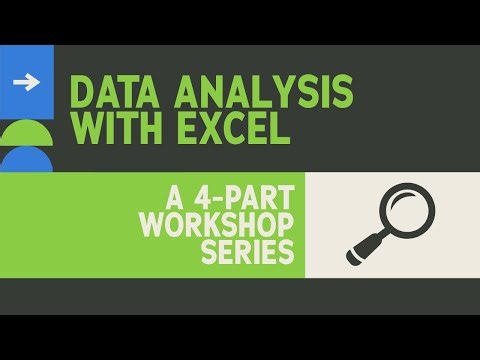 Data Analysis with Excel - Part 2 - Advanced Formulas