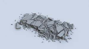 Simple Houdini ground destruction