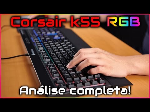Teclado Corsair k55 (Unboxin + review)