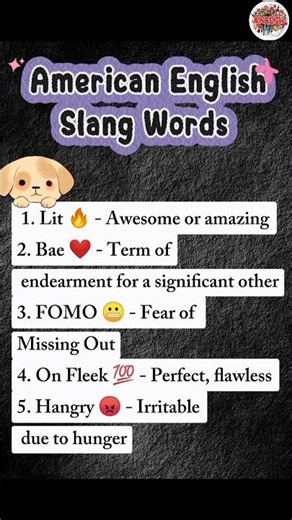 Slang Words | Common American Slangs | Learn slang for Beginners | Slangs vocabulary | English Notes