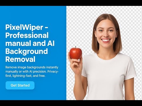 PixelWiper - Remove Backgrounds Manually with Full Control (No Photoshop)
