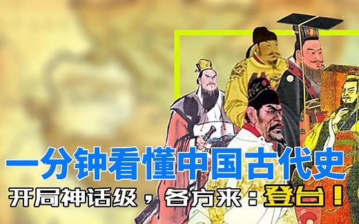 一分钟看懂中国古代史