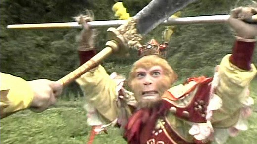 86版西游记：孙悟空大战二郎神，看我七十二变