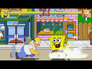 AN Mugen Request #962: Spongebob VS Homer Simpson