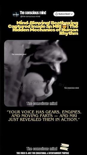 Mind-Blowing! Beatboxing Captured Inside an MRI 🤯 | The Hidden Mechanics of Human Rhythm