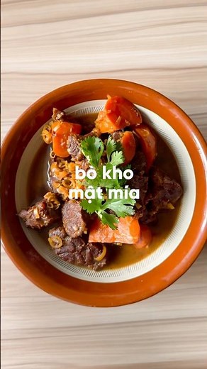 bò kho mật mía