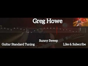 Greg Howe - Sunny Sweep ( Tab Guitar )
