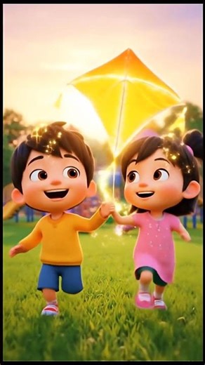 Chintu - Mintu and their Magical kite 🪁🪁....... #kids #kidsvideo #kidscartoon #cartoon