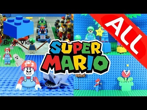 Lego Mario Ultimate Compilation - All Lego Mario Stop Motions - Mario Funny Kids