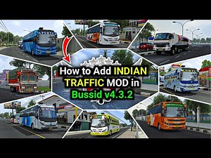 How to Add INDIAN TRAFFIC Mod in Bus Simulator Indonesia | India Traffic Mod Bussid | v4.3.2 Traffic