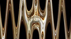 Wavy Musical Abstract Background Digital Rendering