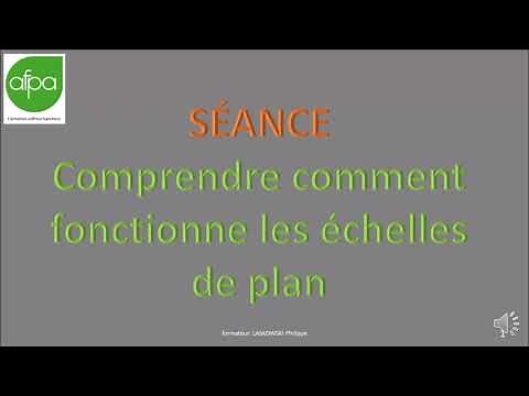 conversion d'échelle de plan avec la règle de trois