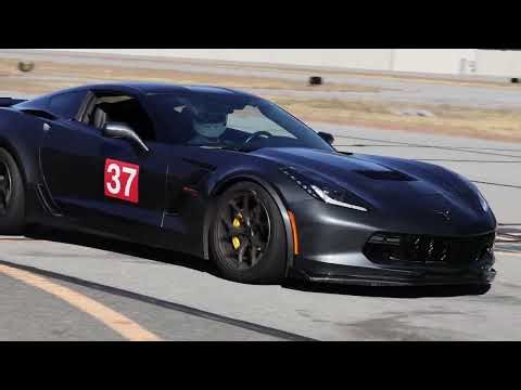 2017 Corvette autocross - COLD tires and DRIFTING in the u-turn!!