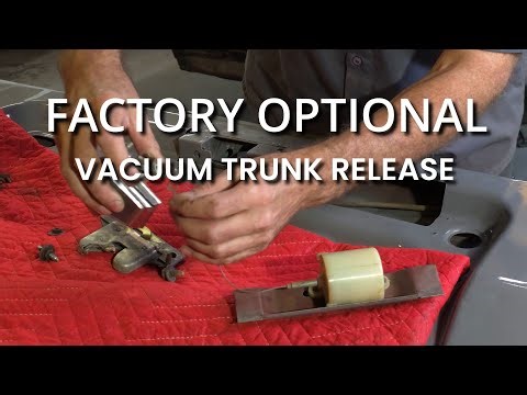 Vacuum Operated Trunk Release 64-66 Thunderbird