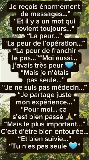 Si tu as peur de te faire opérer regarde ça💙#peur#hysterectomie #endometriose#adenomyose #temoignage