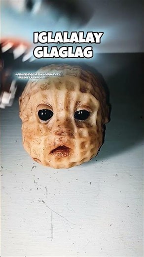 Shark puppet and labPeanut.